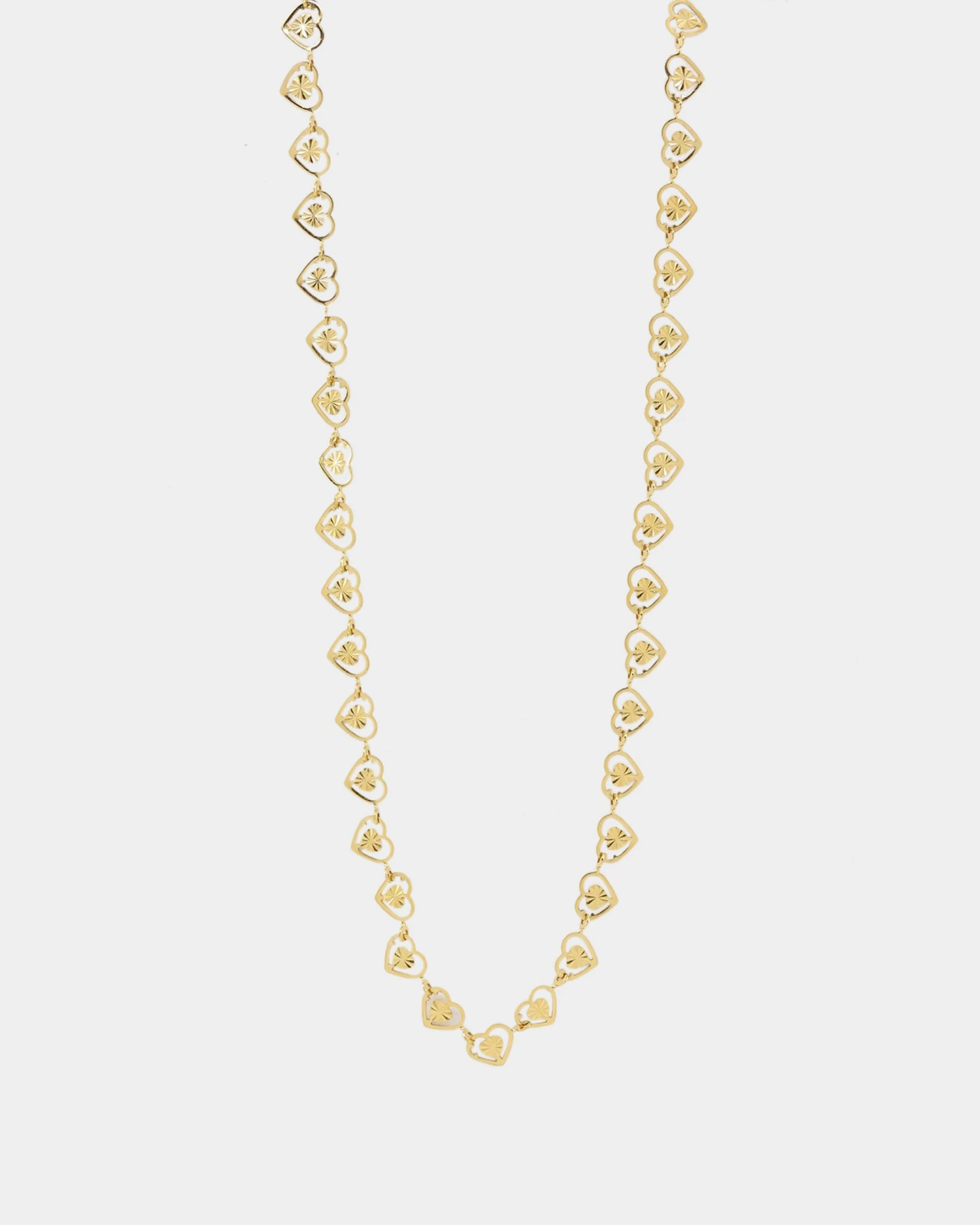 Raising Hell Women's London Hearts Necklace Gold 4 Raising Hell Women's London Hearts Necklace Gold - Image 2
