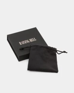 Raising Hell Staple Gold Hoop Earrings Gold -Fashion Clothing Store 09000564 YG200 default 0060