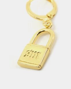 Saint Morta Locked And Found Earring Gold -Fashion Clothing Store 09000578 YG200 default 0030