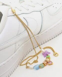 Raising Hell Women's Baby Beaded Shoe Chain Gold -Fashion Clothing Store 09000609 YG200 default 0062