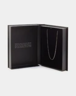 NXS 2.7MM Diamond Cut Curb Chain White Gold 16 NXS 2.7MM Diamond Cut Curb Chain White Gold -Fashion Clothing Store 09000611 YW101 default 0020