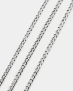NXS 2.7MM Diamond Cut Curb Chain White Gold 18 NXS 2.7MM Diamond Cut Curb Chain White Gold -Fashion Clothing Store 09000611 YW101 default 0030