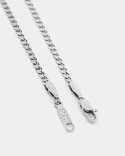 NXS 2.7MM Diamond Cut Curb Chain White Gold 19 NXS 2.7MM Diamond Cut Curb Chain White Gold -Fashion Clothing Store 09000611 YW101 default 0040