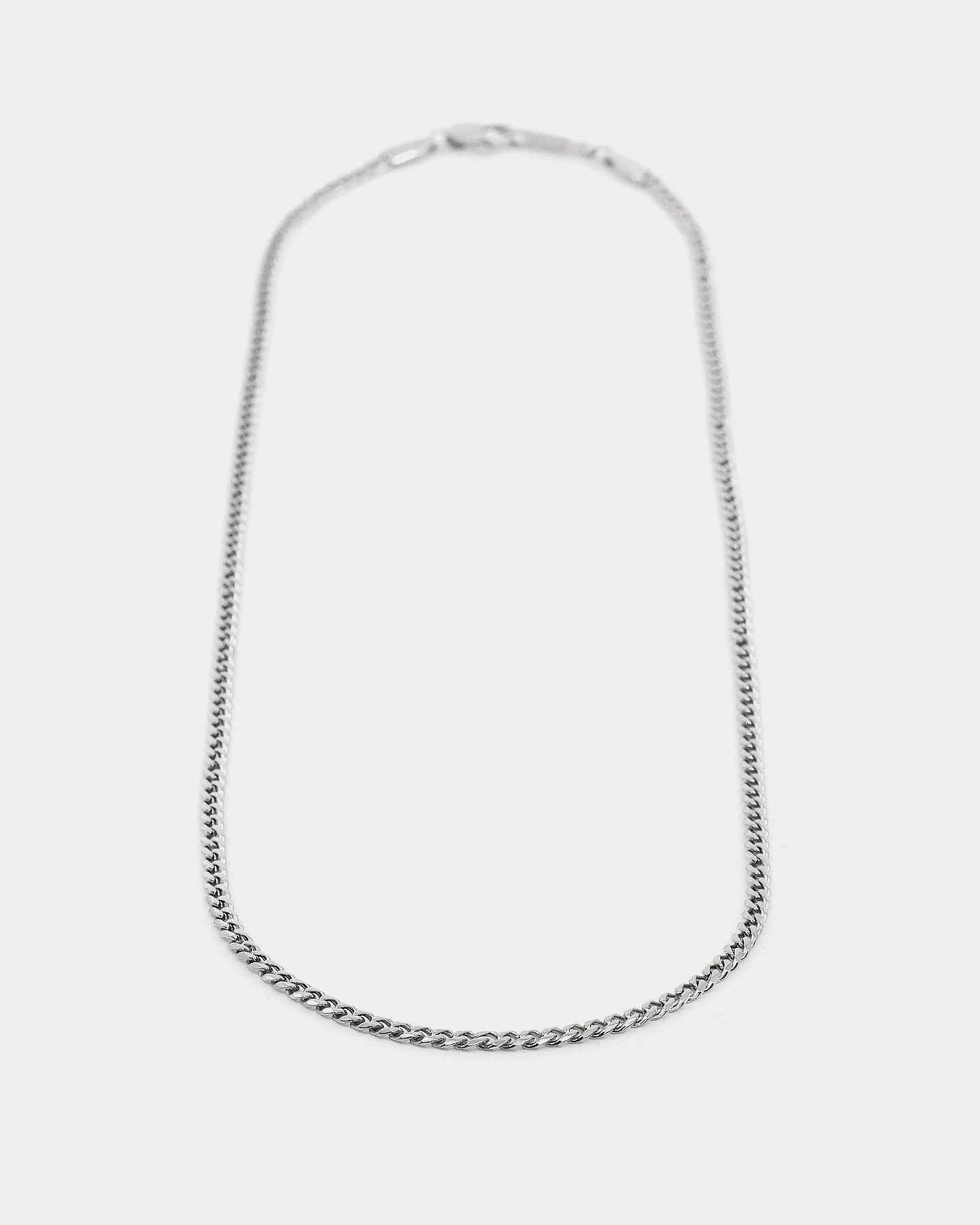 NXS 2.7MM Diamond Cut Curb Chain White Gold 11 NXS 2.7MM Diamond Cut Curb Chain White Gold - Image 9