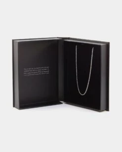 NXS 2MM Micro Tennis Necklace White Gold -Fashion Clothing Store 09000612 YW101 default 0020