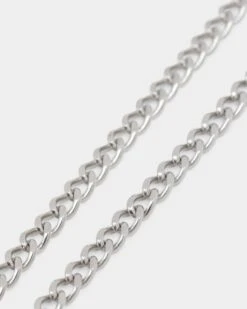 NXS Hollow Cross Chain White Gold 14 NXS Hollow Cross Chain White Gold -Fashion Clothing Store 09000634 YW101 default 0030