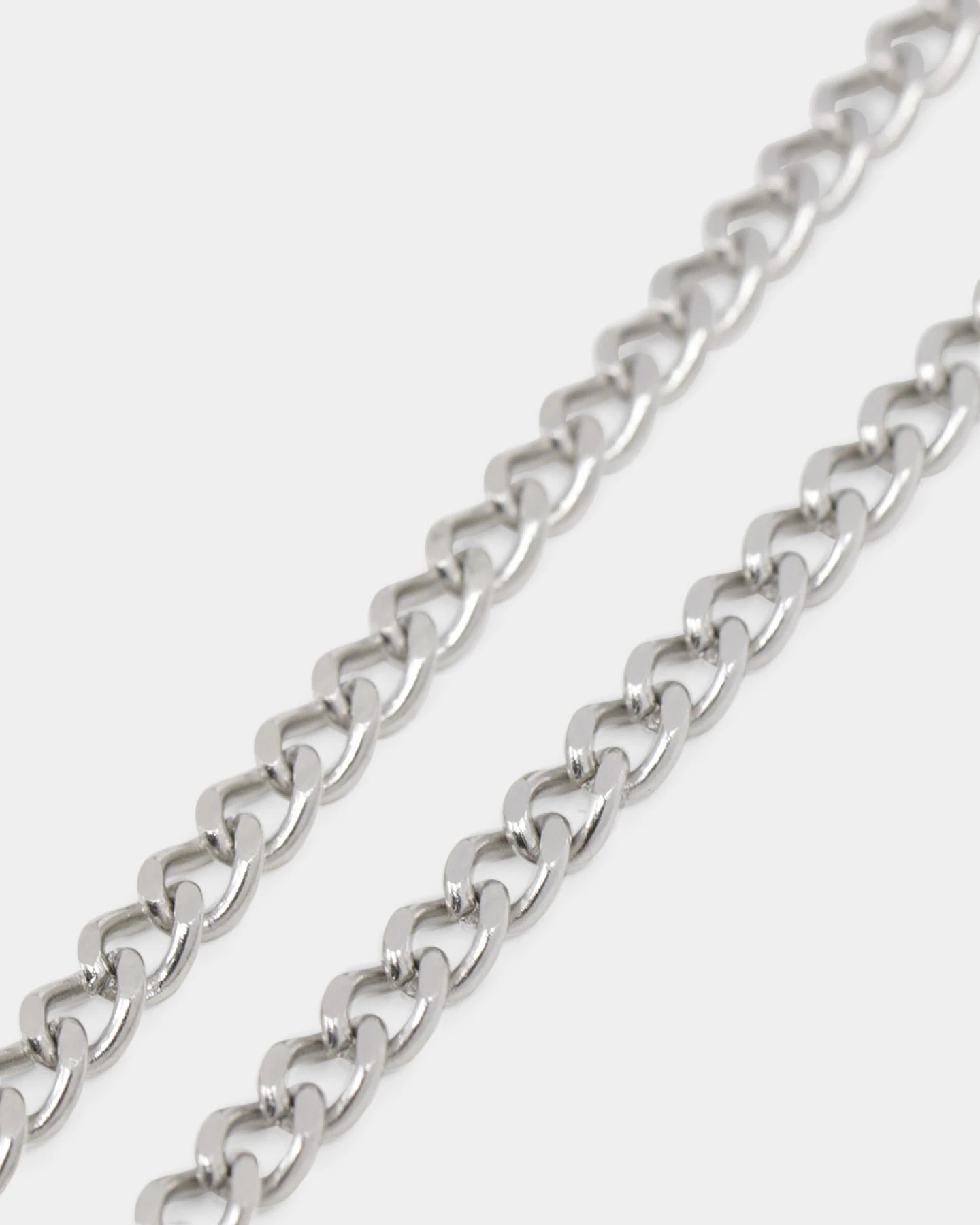 NXS Hollow Cross Chain White Gold 7 NXS Hollow Cross Chain White Gold - Image 5