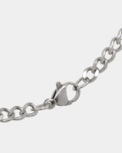 NXS Hollow Cross Chain White Gold 16 NXS Hollow Cross Chain White Gold -Fashion Clothing Store 09000634 YW101 default 0050