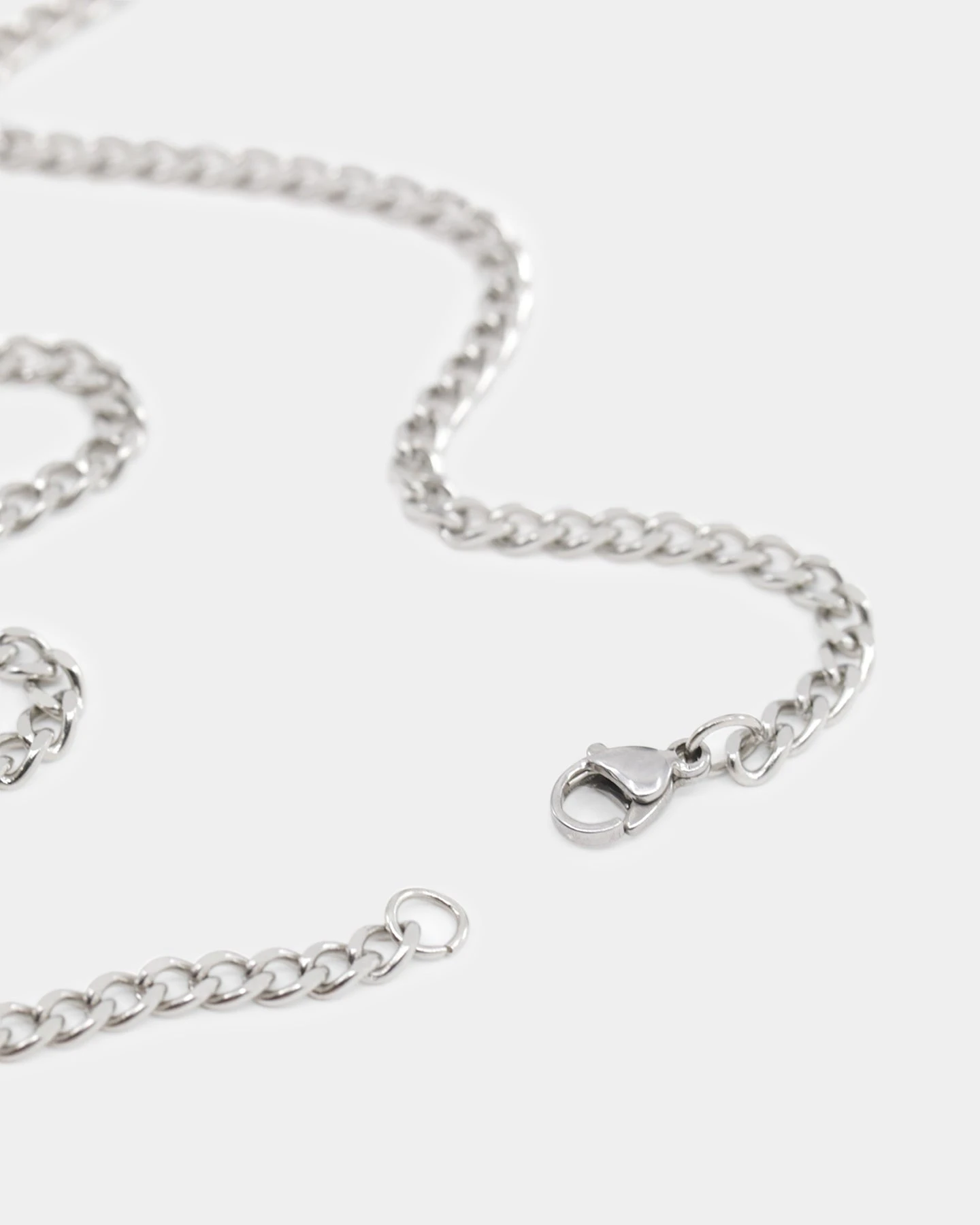 NXS Hollow Cross Chain White Gold 10 NXS Hollow Cross Chain White Gold - Image 8