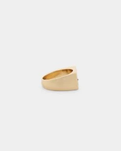 Wild For The Weekend Cloud Crystal Signet Ring (Large) Gold -Fashion Clothing Store 09000638 YG200 default 0040 02f42572 28a4 466d 8374 6c35df8e90ca