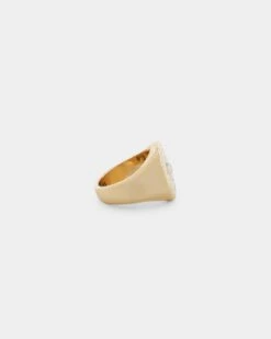 Wild For The Weekend Octagon Sun Signet Ring (Large) Gold 15 Wild For The Weekend Octagon Sun Signet Ring (Large) Gold -Fashion Clothing Store 09000654 YG200 default 0040