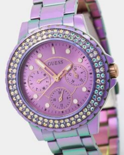 Guess Mainline Crown Jewel Watch Iridescent -Fashion Clothing Store 09000768 YI056 default 0020 dcfa84e5 8980 4261 a003 4854732a7447