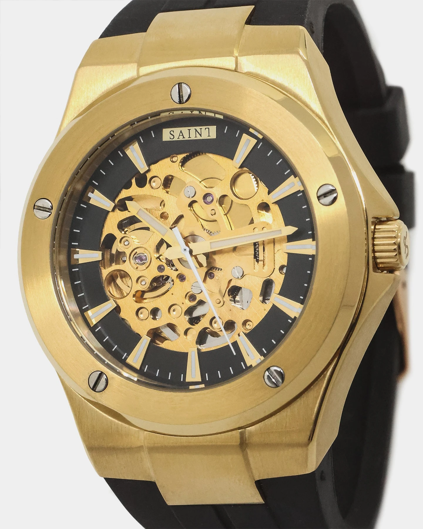 Saint Morta Gilad Skeleton Watch 42MM Black/Gold 7 Saint Morta Gilad Skeleton Watch 42MM Black/Gold - Image 5