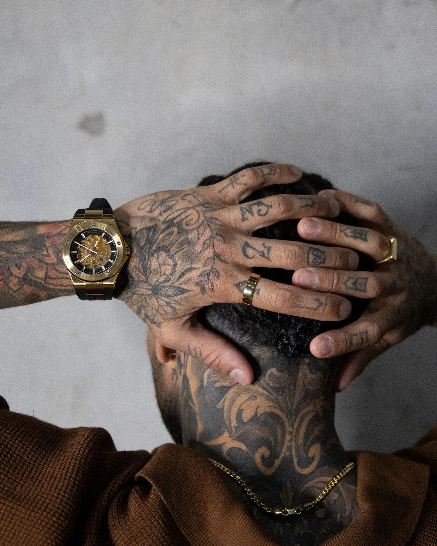 Saint Morta Gilad Skeleton Watch 42MM Black/Gold 5 Saint Morta Gilad Skeleton Watch 42MM Black/Gold - Image 3