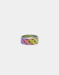Guess Mainline 8mm 4G Pattern Ring Iridescent -Fashion Clothing Store 09000893 YI059 default 0020