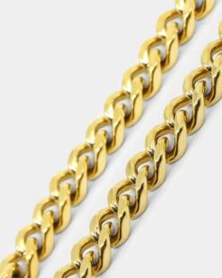 Guess Mainline 8mm Curb Chain 4DC Bracelet Gold -Fashion Clothing Store 09000912 YG200 default 0020 67439d90 2760 49c5 9854 984c758924f1