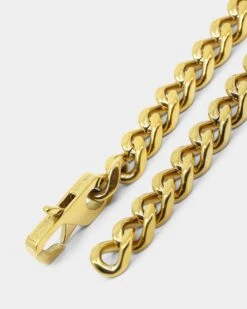 Guess Mainline 8mm Curb Chain 4DC Bracelet Gold -Fashion Clothing Store 09000912 YG200 default 0030 6e97988d 0835 4099 b115 238f9dca0833