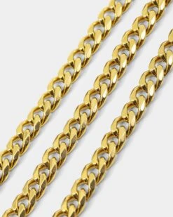 Guess Mainline Lock N' Roll 14mm Curb Chain Gold -Fashion Clothing Store 09000921 YG200 default 0030