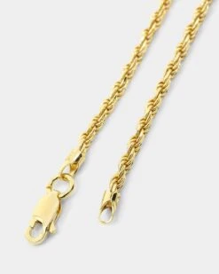 House Of Auric 2.5mm Rope Bracelet 18k Gold Vermeil 12 House Of Auric 2.5mm Rope Bracelet 18k Gold Vermeil -Fashion Clothing Store 09000941 YG913 default 0030