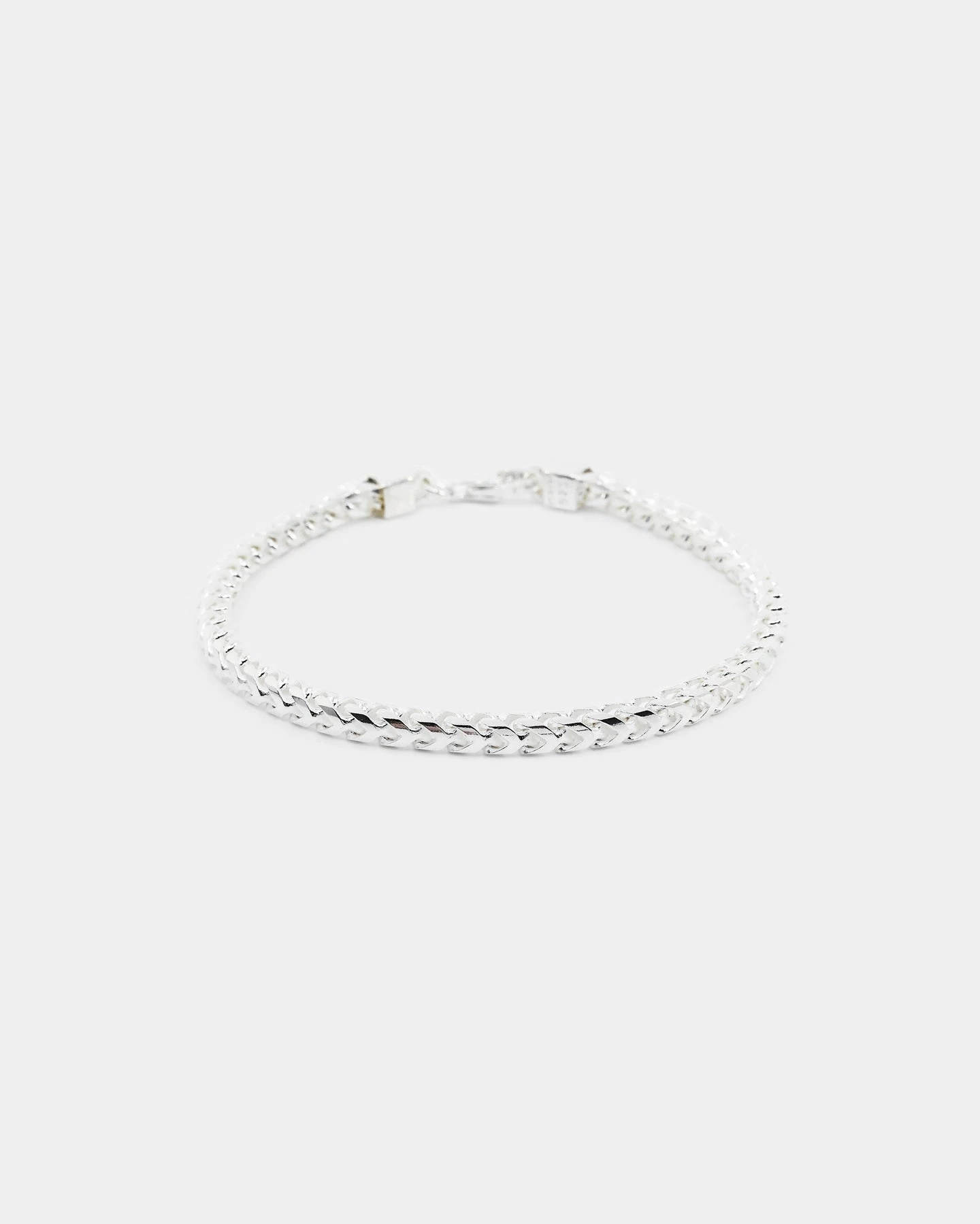 House Of Auric 3.7mm Franco Bracelet Sterling Silver 4 House Of Auric 3.7mm Franco Bracelet Sterling Silver - Image 2