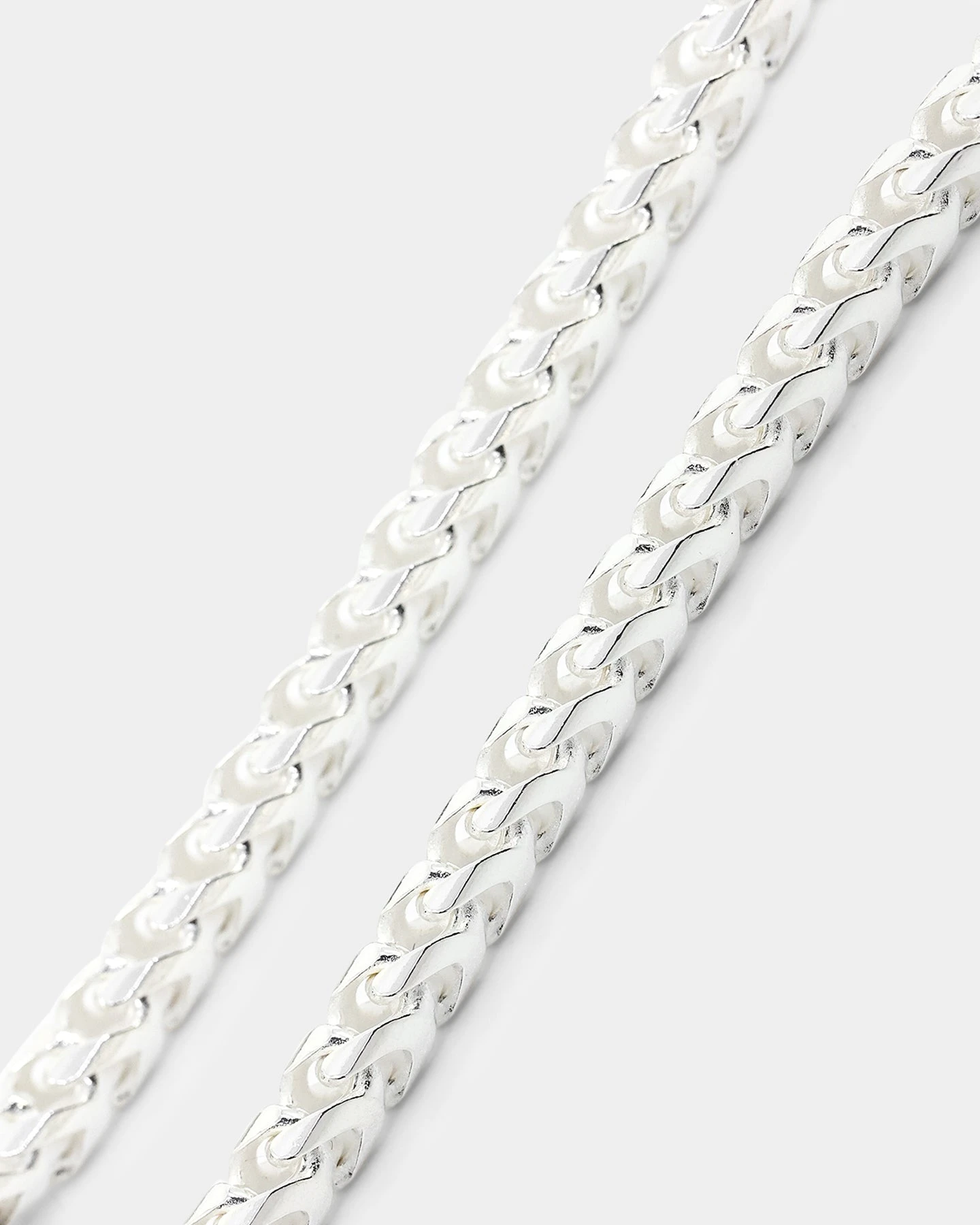 House Of Auric 3.7mm Franco Bracelet Sterling Silver 6 House Of Auric 3.7mm Franco Bracelet Sterling Silver - Image 4