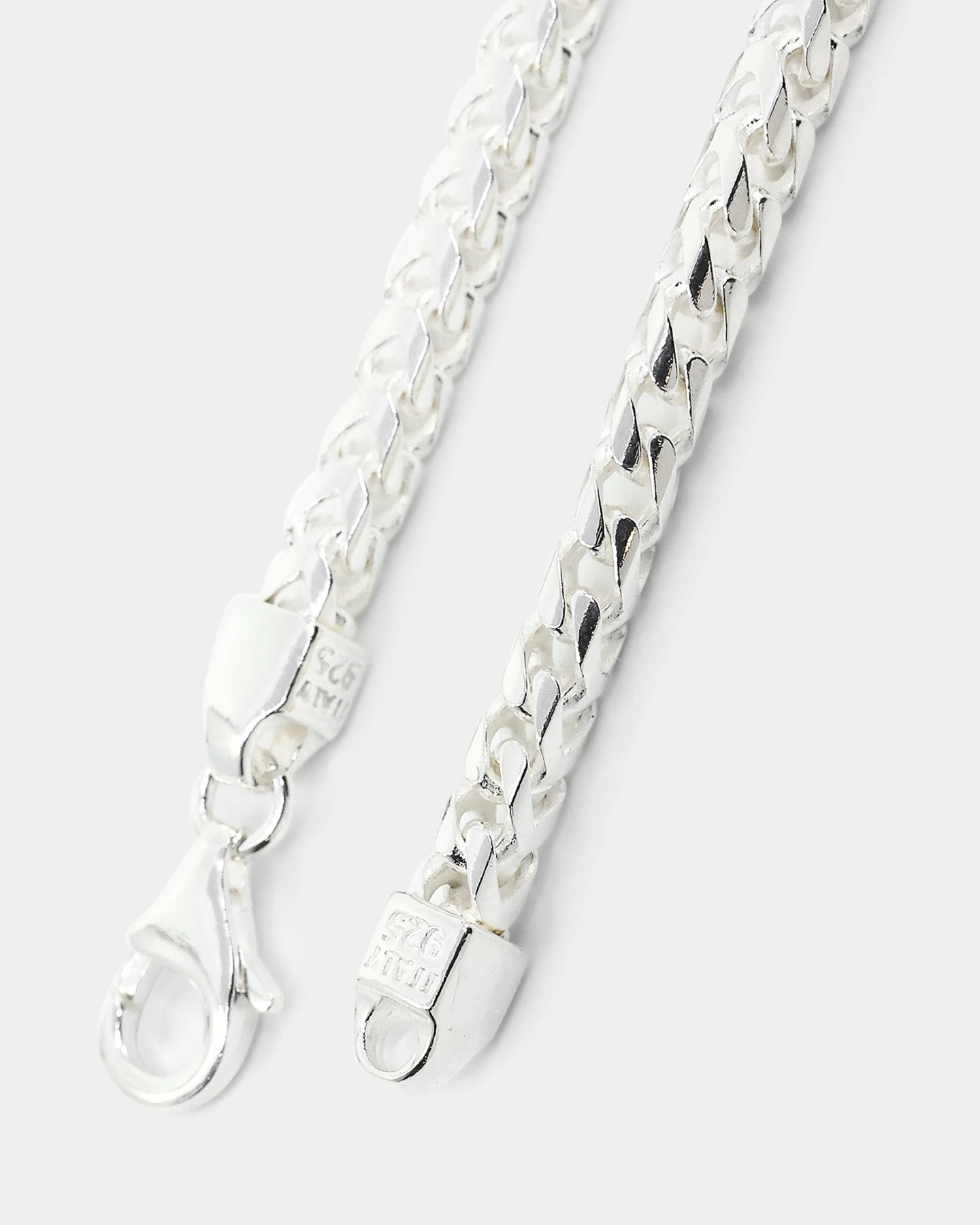 House Of Auric 3.7mm Franco Bracelet Sterling Silver 7 House Of Auric 3.7mm Franco Bracelet Sterling Silver - Image 5