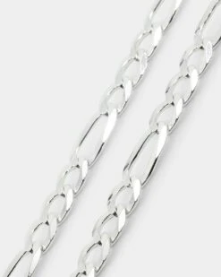 House Of Auric 4.8mm Figaro Bracelet Sterling Silver 13 House Of Auric 4.8mm Figaro Bracelet Sterling Silver -Fashion Clothing Store 09000945 YS596 default 0020