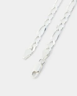 House Of Auric 4.8mm Figaro Bracelet Sterling Silver 14 House Of Auric 4.8mm Figaro Bracelet Sterling Silver -Fashion Clothing Store 09000945 YS596 default 0030