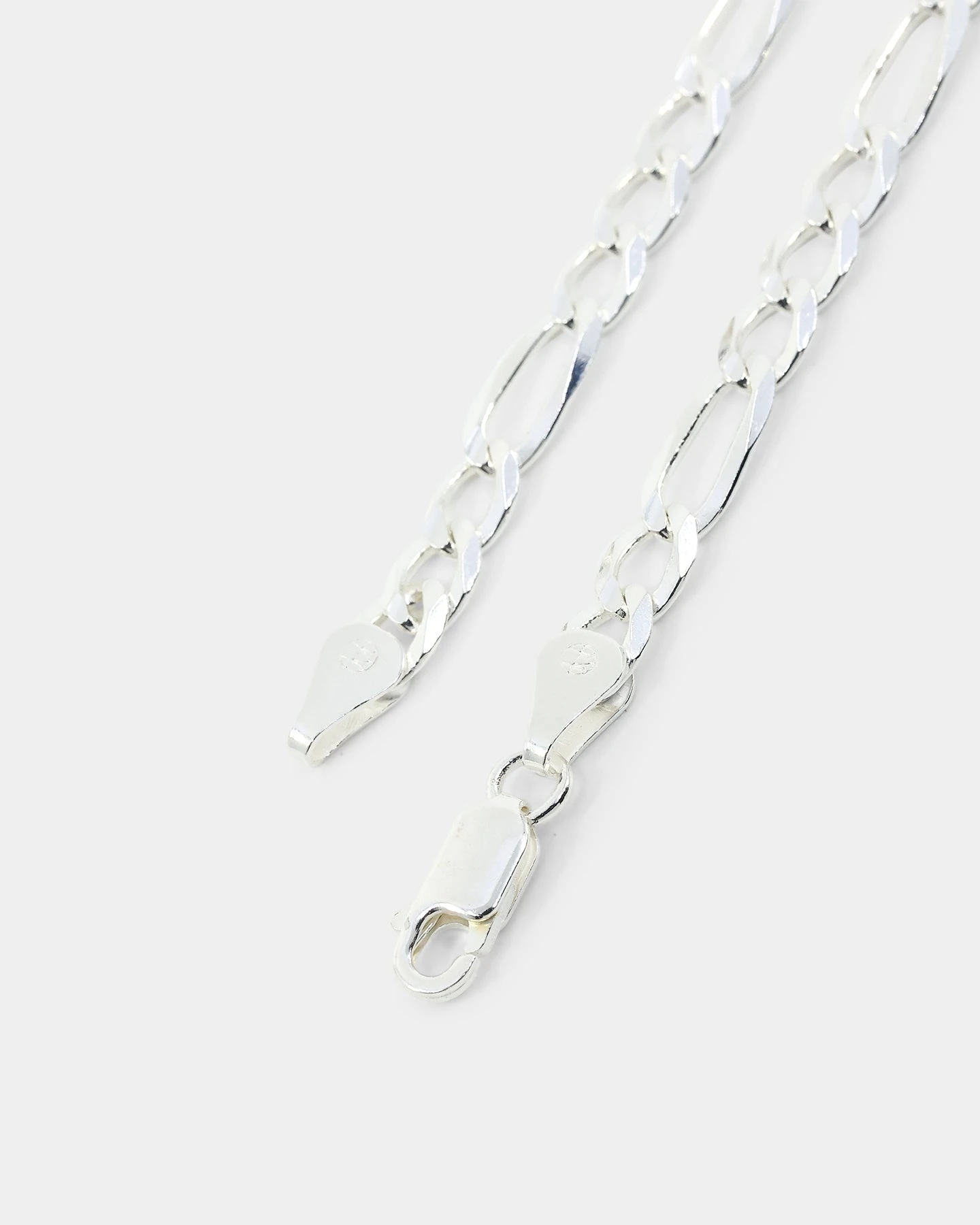 House Of Auric 4.8mm Figaro Bracelet Sterling Silver 7 House Of Auric 4.8mm Figaro Bracelet Sterling Silver - Image 5