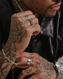 House Of Auric 4.8mm Figaro Bracelet Sterling Silver 12 House Of Auric 4.8mm Figaro Bracelet Sterling Silver -Fashion Clothing Store 09000945 YS596 mens 0016