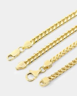 House Of Auric Cuban & Franco Stack Bracelet Set 18k Gold Vermeil -Fashion Clothing Store 09000952 YG913 default 0040 fa08e57d c99e 4171 9c28 70693f3c8504