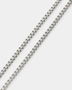 INFRA Box Chain Necklace Stainless Steel -Fashion Clothing Store 09001005 YS513 default 0030
