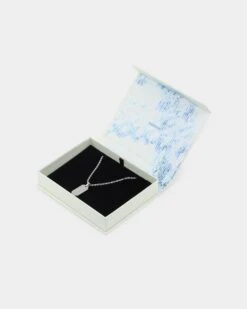 INFRA Tab Pendant Necklace Stainless Steel -Fashion Clothing Store 09001010 YS513 default 0070