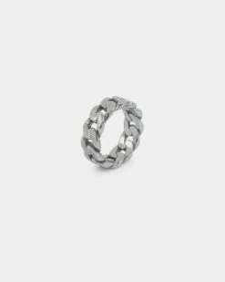 INFRA Uncle Steel Cut Cuban Ring Stainless Steel 12 INFRA Uncle Steel Cut Cuban Ring Stainless Steel -Fashion Clothing Store 09001012 YS513 default 0020