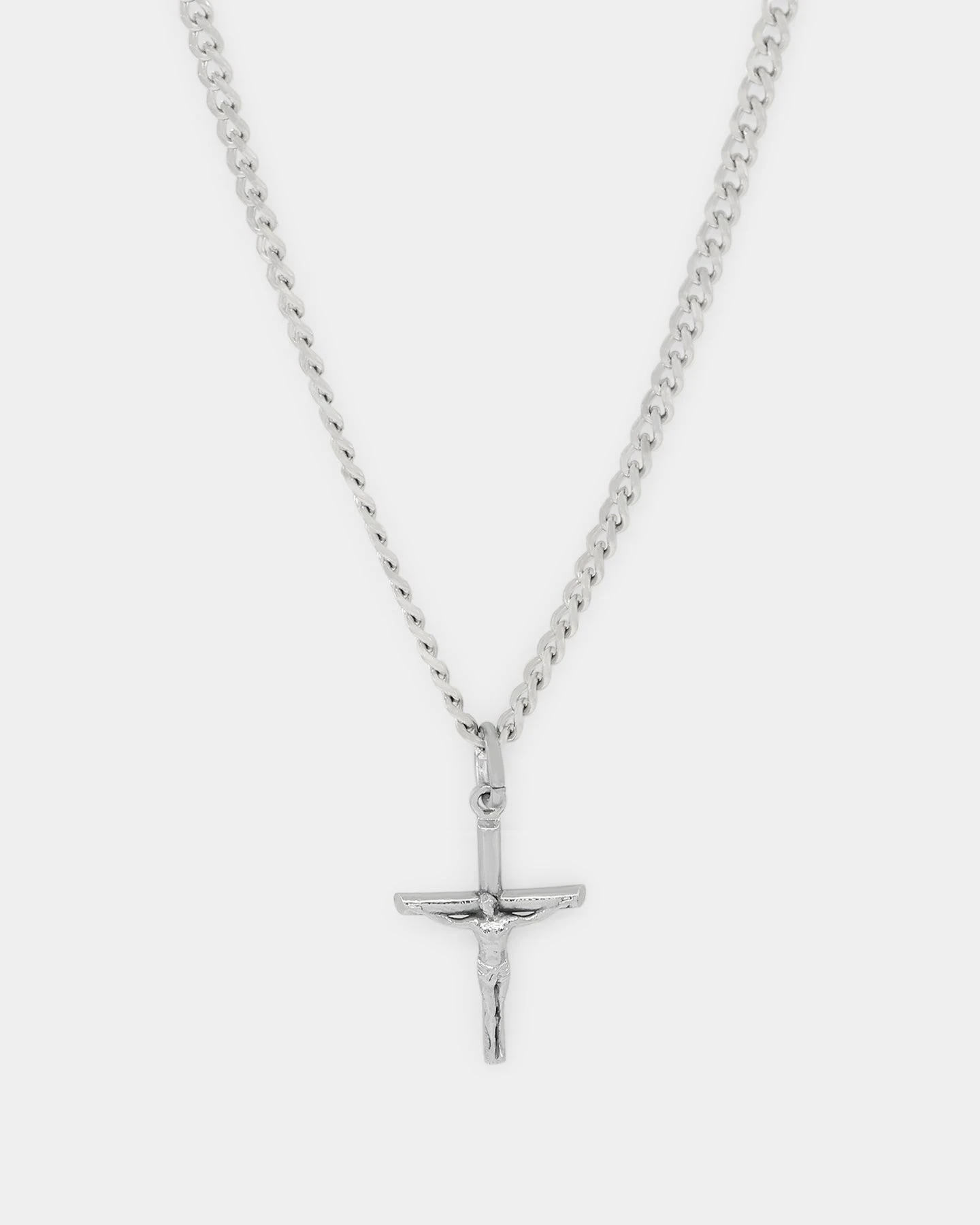 NXS Crucifix Pendant White Gold 5 NXS Crucifix Pendant White Gold - Image 3