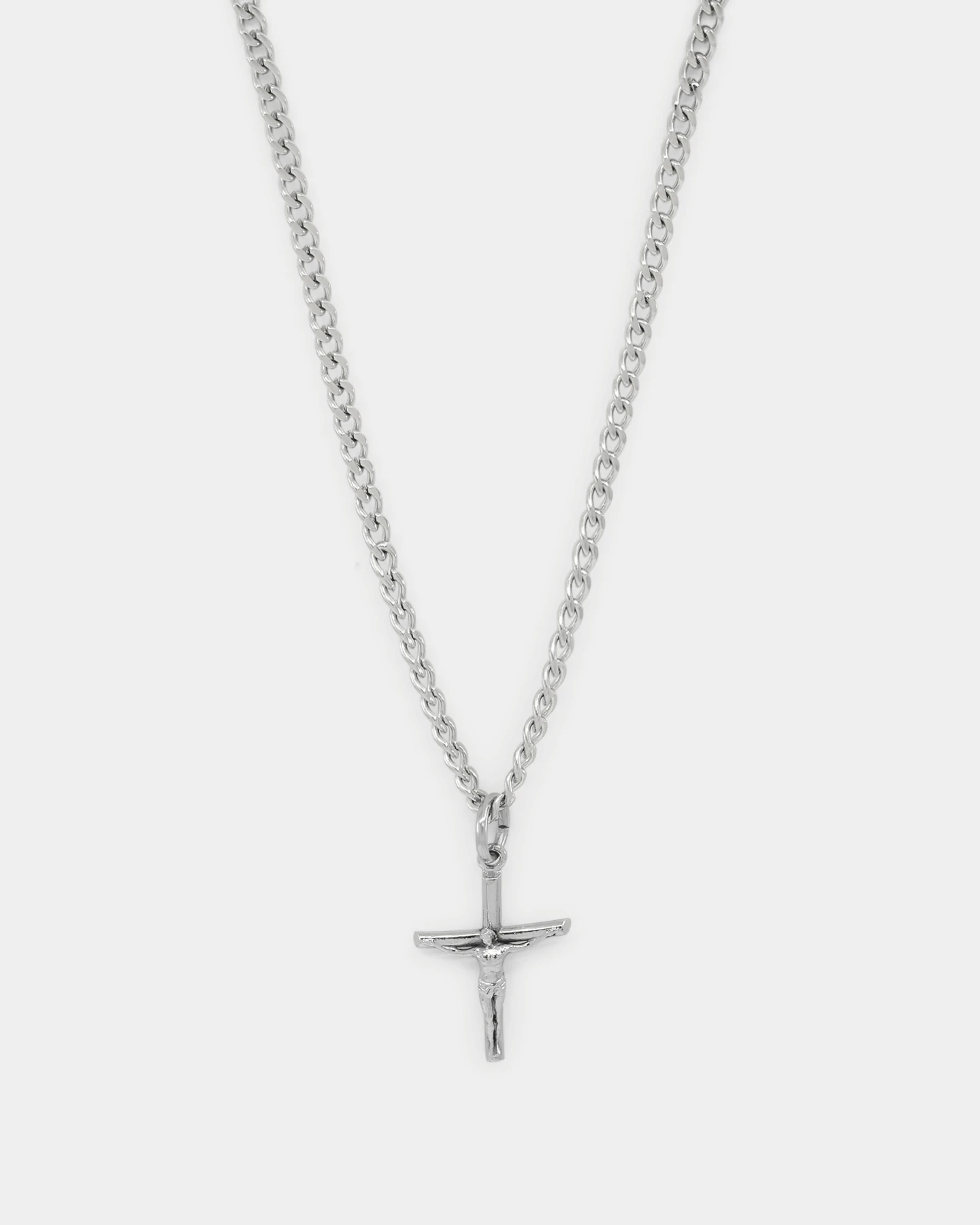 NXS Crucifix Pendant White Gold 4 NXS Crucifix Pendant White Gold - Image 2