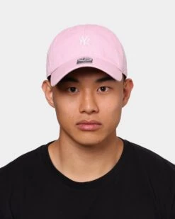 '47 BRAND 47 Brand New York Yankees Base Runner Clean Up Strapback Petal Pink -Fashion Clothing Store 192915053506 mens 0021 6258c020 79f5 4f5a 9b37 a4f2dcdee70d