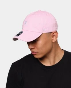 '47 BRAND 47 Brand New York Yankees Base Runner Clean Up Strapback Petal Pink -Fashion Clothing Store 192915053506 mens 0100