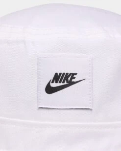 Nike Women's Sportswear Futura Core Bucket Hat White -Fashion Clothing Store 193150603525 default 0050