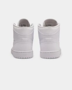 Jordan Air Jordan 1 Mid White/White/White -Fashion Clothing Store 193658124614 normal 0022