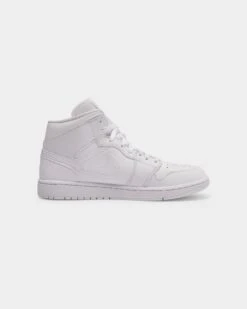 Jordan Air Jordan 1 Mid White/White/White -Fashion Clothing Store 193658124614 normal 0023