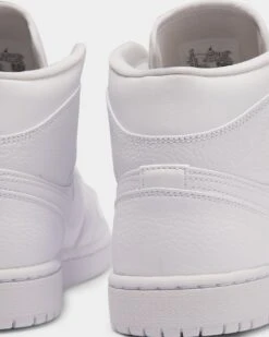 Jordan Air Jordan 1 Mid White/White/White -Fashion Clothing Store 193658124614 normal 0027