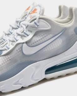 Nike Men's Air Max 270 React SE White/Platinum/Indigo -Fashion Clothing Store 193659408041 normal 0026