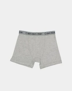 Calvin Klein Kids' Cotton 4 Pack Boxer Brief Black/Grey/White -Fashion Clothing Store 193666320831 default 0090