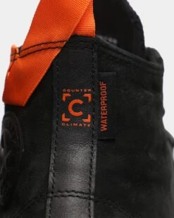 Converse Chuck 70 Waterproof Nubuck Leather High Top Black/Bold Mandarin/String -Fashion Clothing Store 194433101905 default 0070