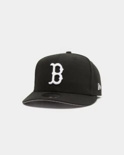 New Era Boston Red Sox 9FIFTY Retro High Crown Precurved Snapback Black