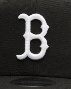 New Era Boston Red Sox 9FIFTY Retro High Crown Precurved Snapback Black -Fashion Clothing Store 194456088511 normal 044
