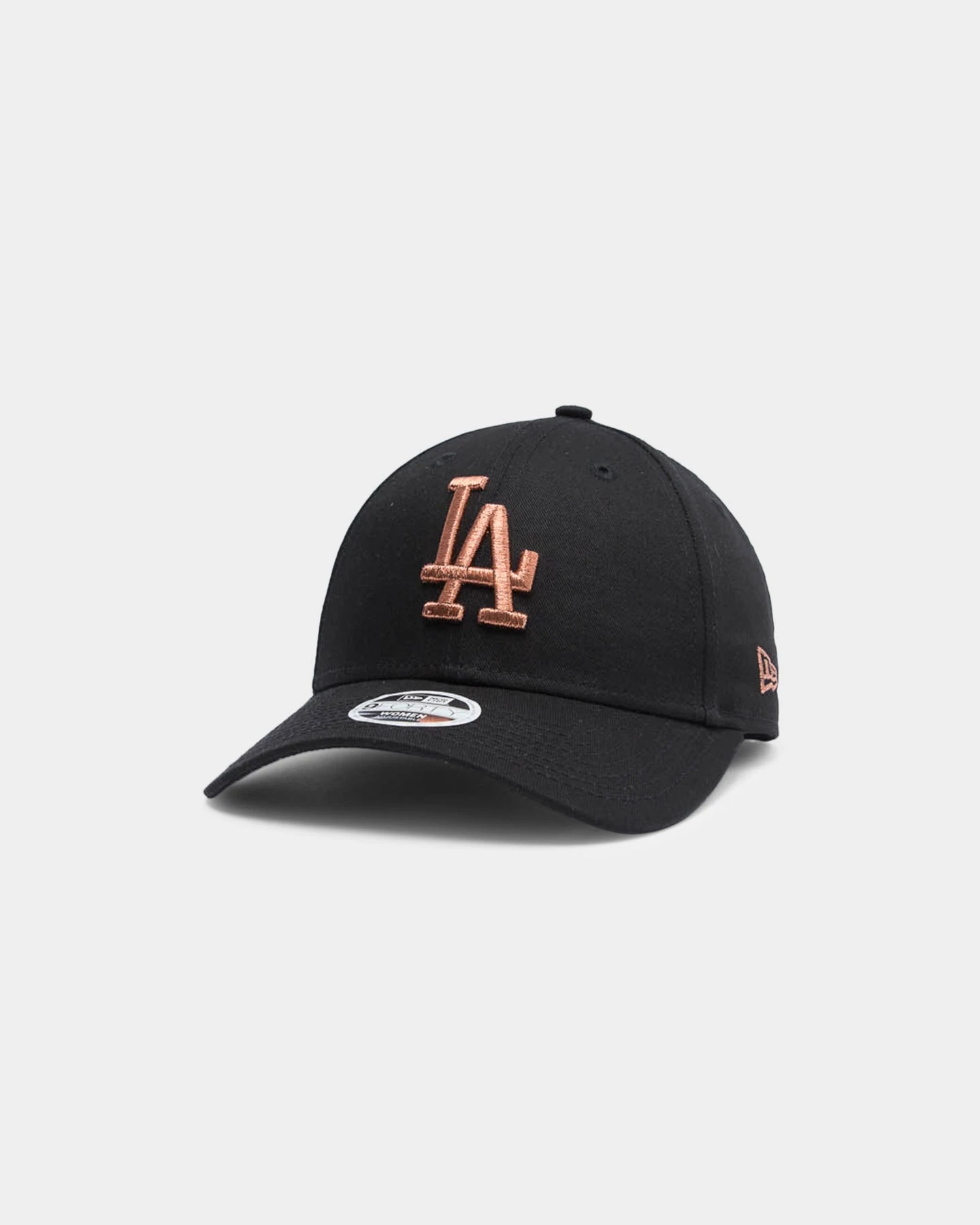New Era Women's Los Angeles Dodgers 9FORTY Strapback Black/Rose Gold 3 New Era Women's Los Angeles Dodgers 9FORTY Strapback Black/Rose Gold