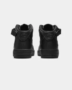 Nike Kids' Air Force 1 Mid LE Black/Black -Fashion Clothing Store 194954230153 default 0030