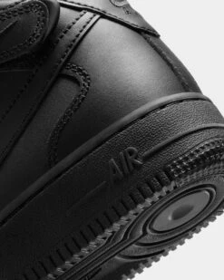 Nike Kids' Air Force 1 Mid LE Black/Black -Fashion Clothing Store 194954230153 default 0080